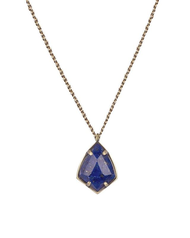 Kendra Scott Cory Semiprecious Stone Pendant Necklace In Rose Quartz |  ModeSens