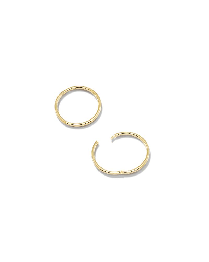 Keeley Hoop Earrings in 18k Gold Vermeil