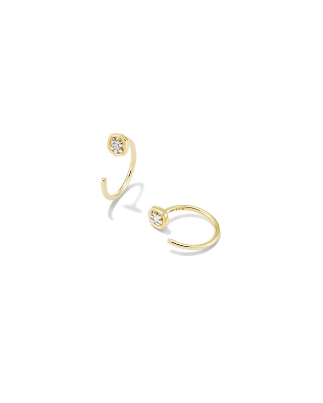 Keeley Hoop Earrings in 18k Gold Vermeil