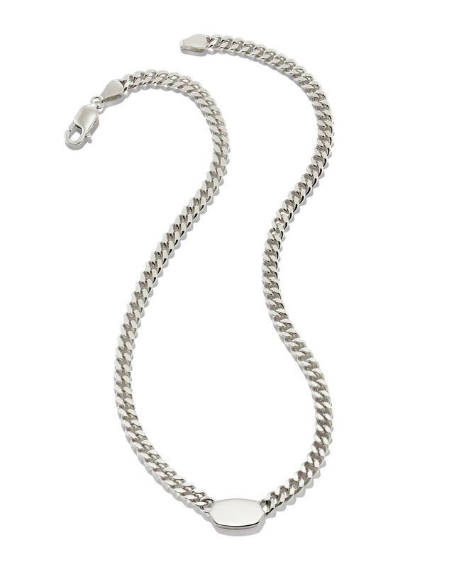 Merrick Chain Necklace in Silver