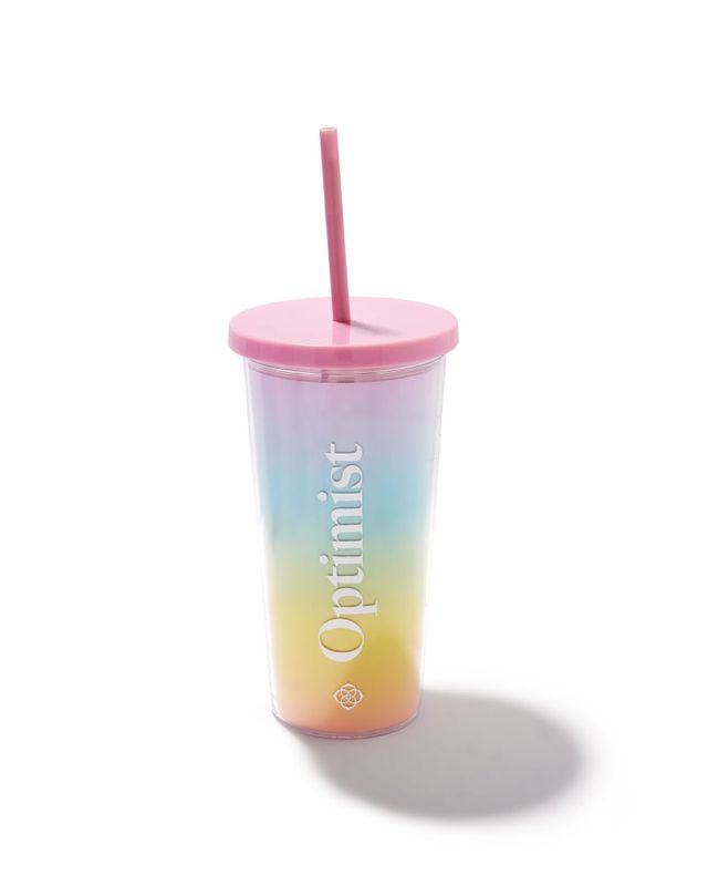 Straw Tumbler in Shine & Be Kind