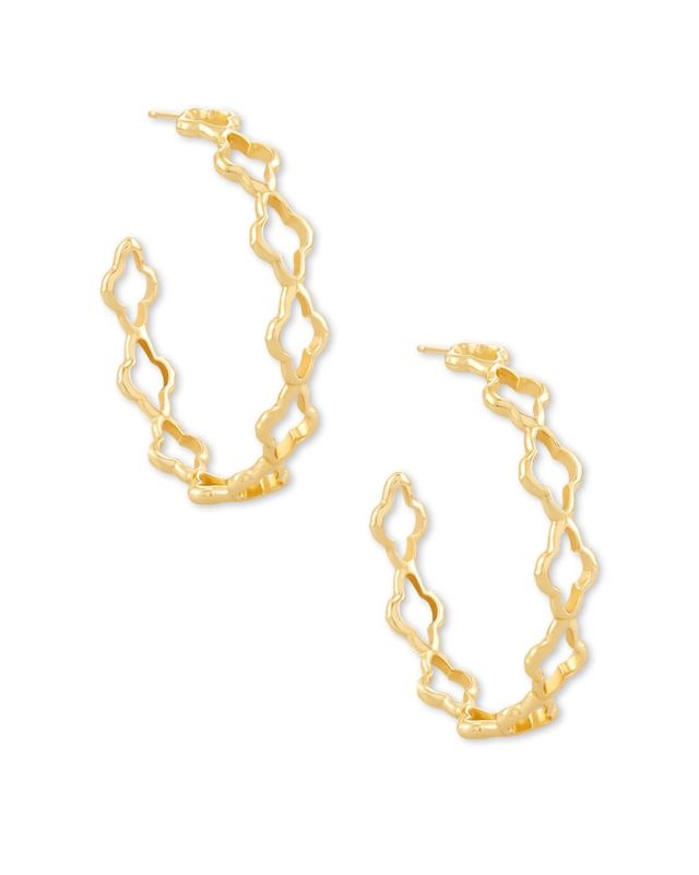 Colette Hoop Earrings in Gold