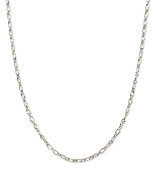 Kendra Scott Herringbone Sterling Silver Chain Necklace - Sterling Silver