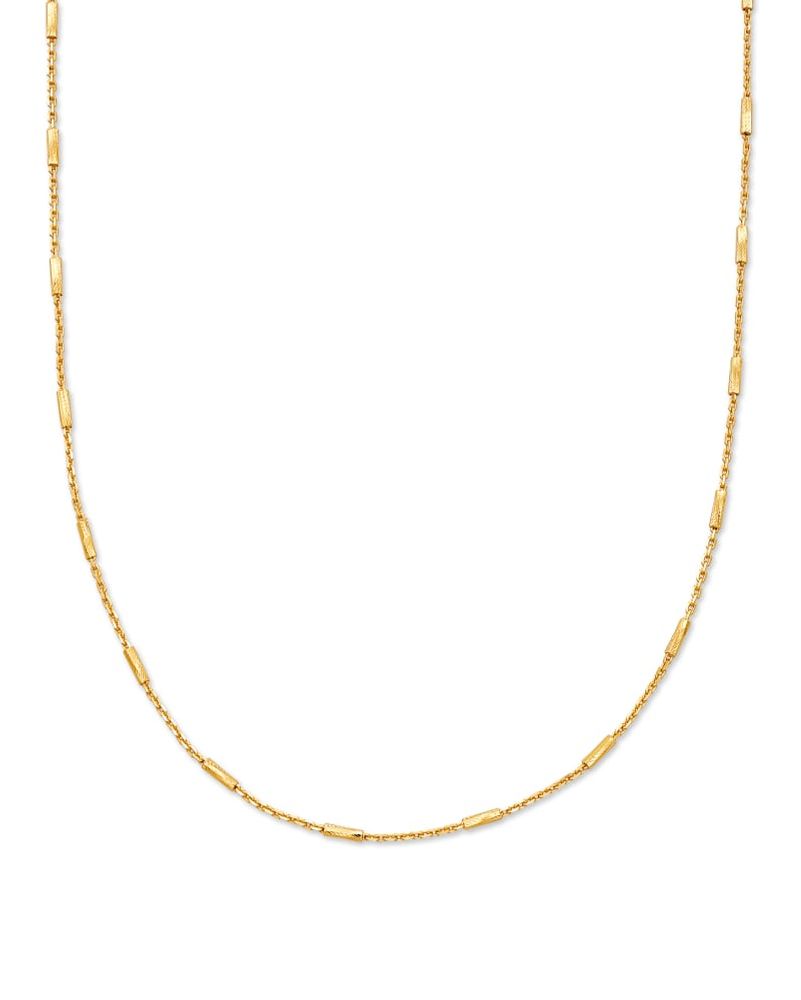 Large Paperclip Chain Necklace in 18k Yellow Gold Vermeil