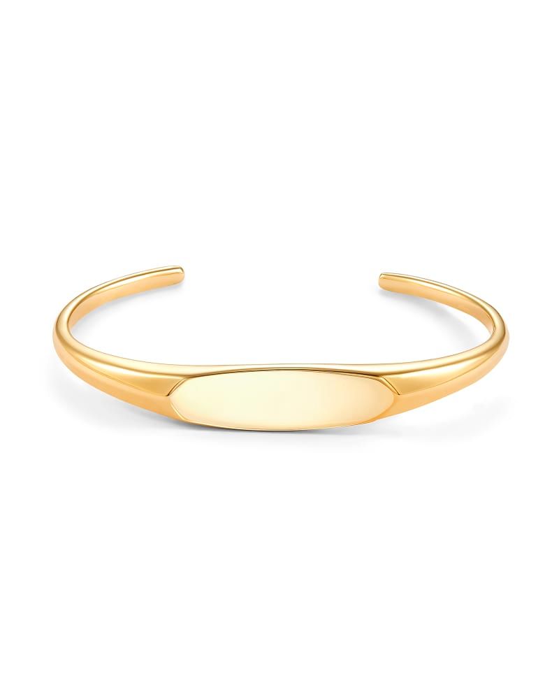 Herringbone Chain Bracelet in 18k Yellow Gold Vermeil