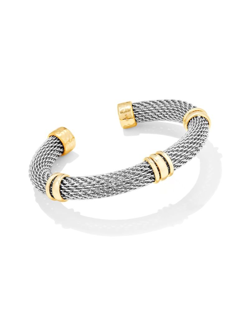 Grayson Crystal Cuff Bracelet In Gold Black Spinel | Kendra Scott –  Occasionally Yours
