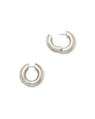 Mikki Hoop Earrings in Silver