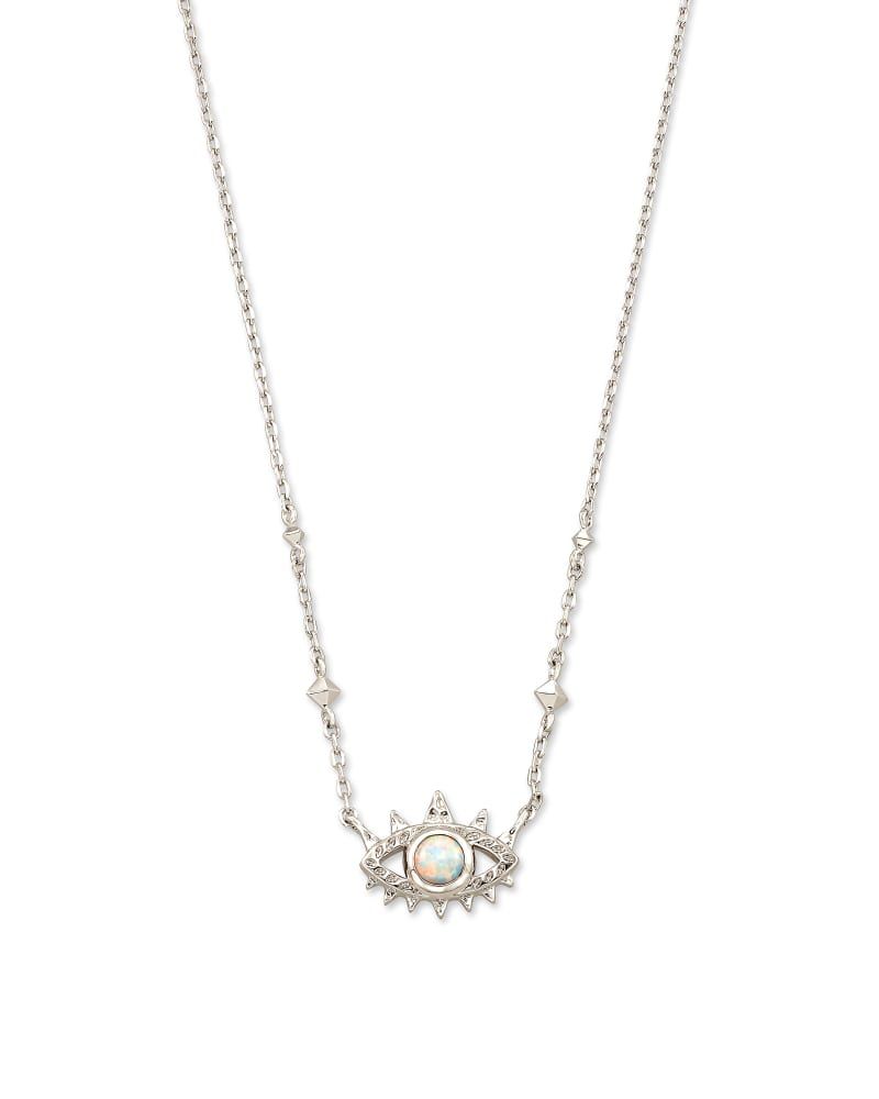 Kendra Scott Davie 18k Gold Vermeil Pendant Necklace in White Opal | The  Summit at Fritz Farm