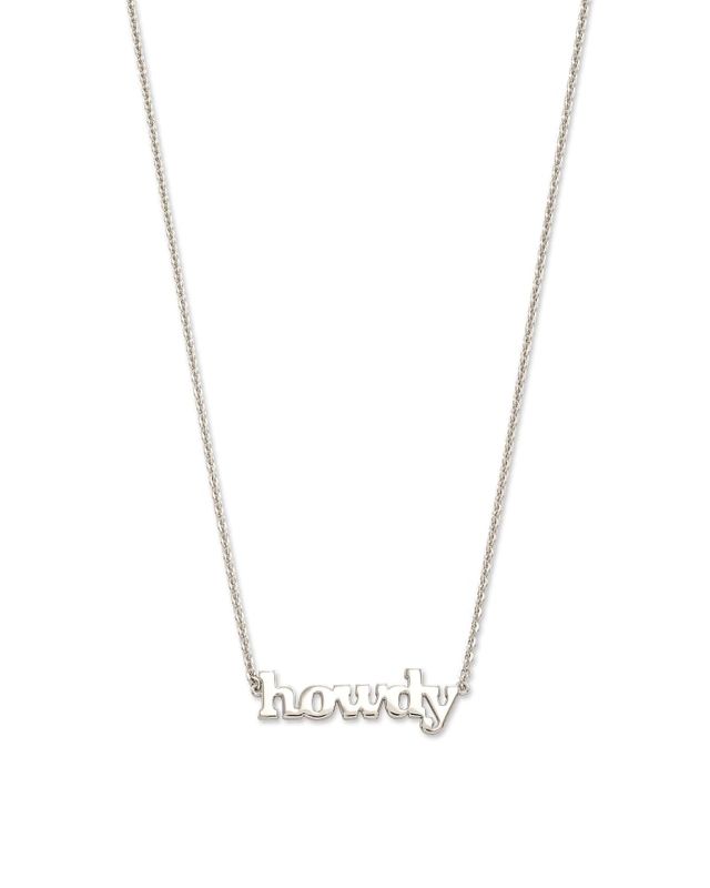Kendra Scott Open Star Pendant Necklace in Sterling Silver