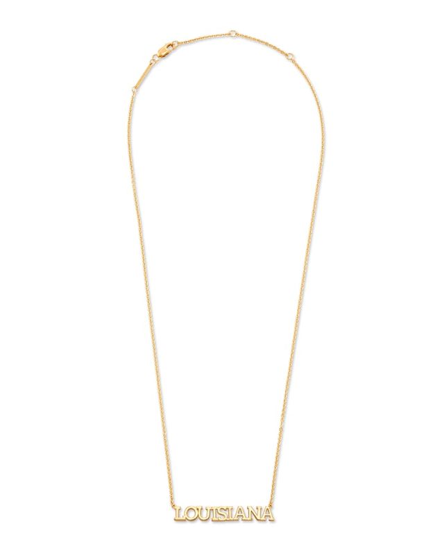 Kendra Scott Illinois Pendant Necklace in Sterling Silver