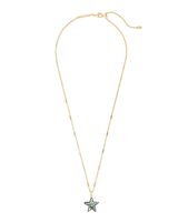 Kendra Scott Jae Gold Star Small Short Pendant Necklace Ivory Mother of Pearl