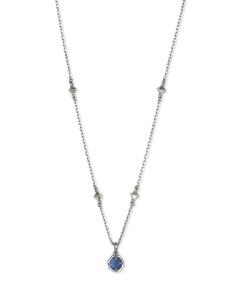 Kendra Scott Nola Necklace Silver Platinum Drusy