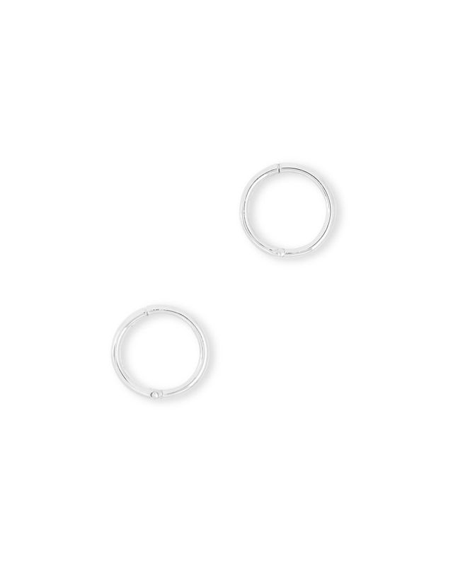 Keeley Hoop Earrings in Sterling Silver