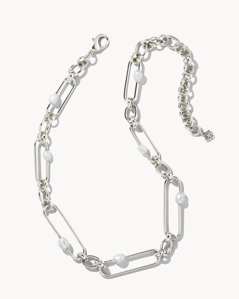 Kendra Scott Herringbone Sterling Silver Chain Necklace - Sterling Silver