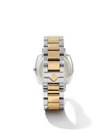 Dira Two Tone Stainless Steel 38mm Diamond Dial Watch in Ivory Mother-of-Pearl