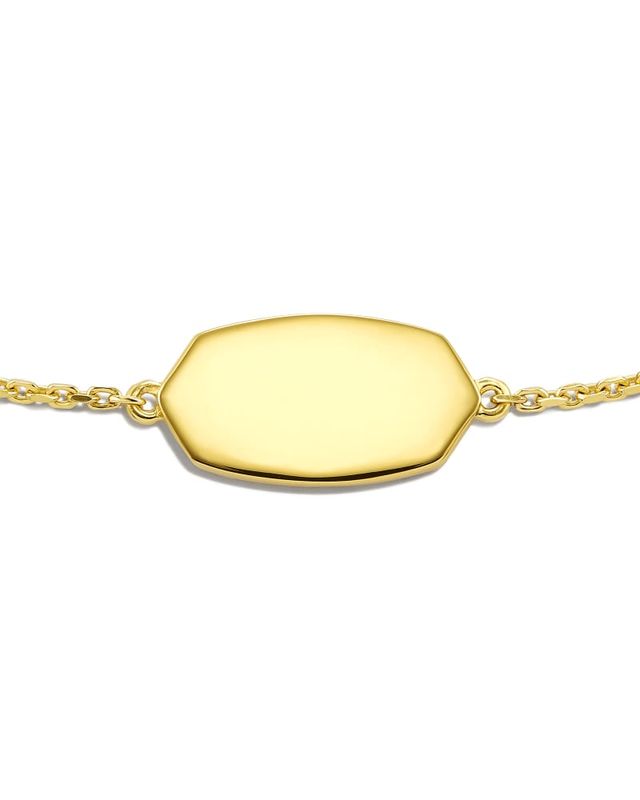 Elaina Curb Chain Bracelet in 18k Gold Vermeil