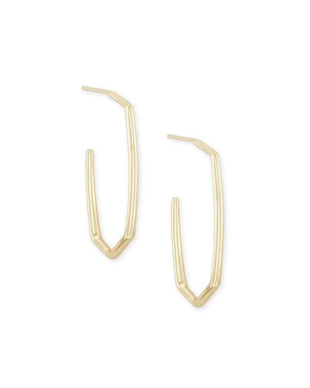 Keeley Hoop Earrings in 18k Gold Vermeil