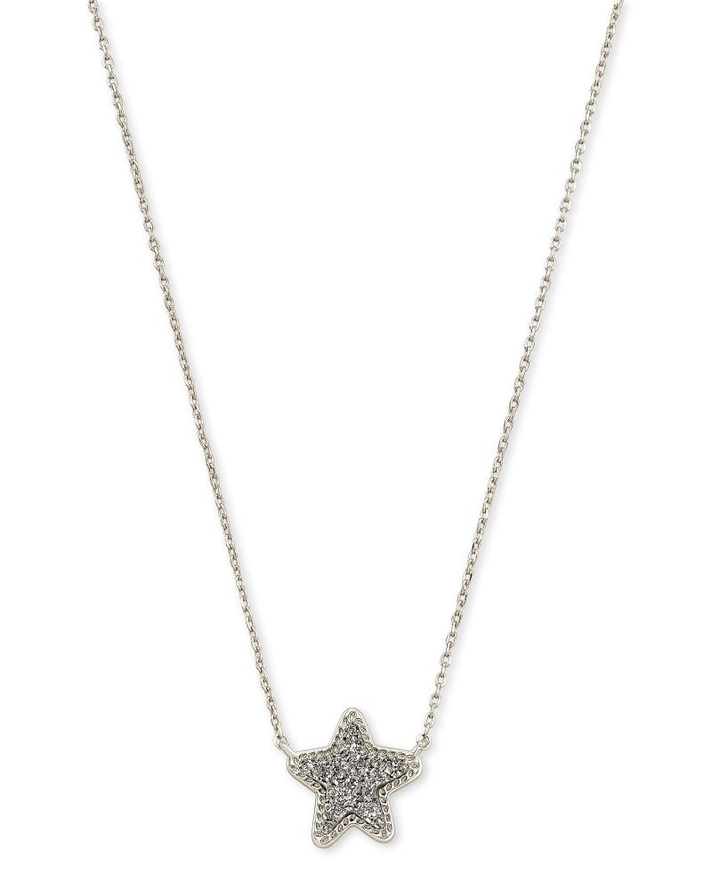 Jae Star Silver Pendant Necklace in Ivory Mother-of-Pearl