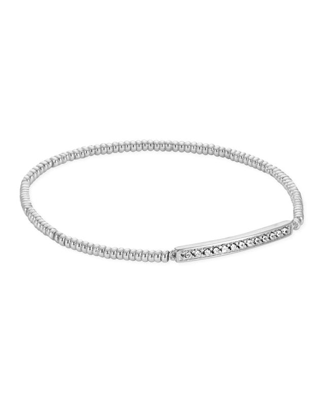 Ott Adjustable Chain Bracelet in Silver