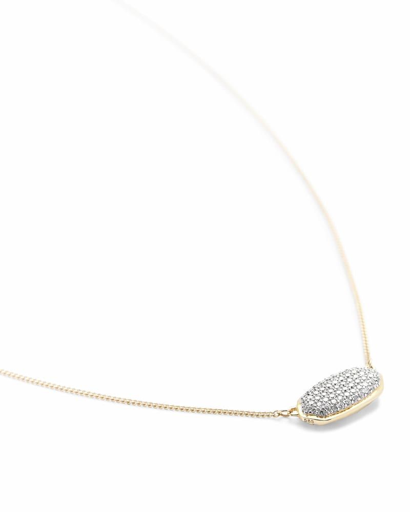Kendra Scott Elisa Unicorn Gold Short Pendant Necklace in Iridescent D –  Smyth Jewelers
