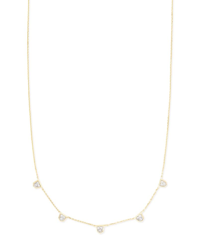 Kendra Scott Yellow Gold Plated Football Necklace | Meigs Jewelry |  Tahlequah, OK