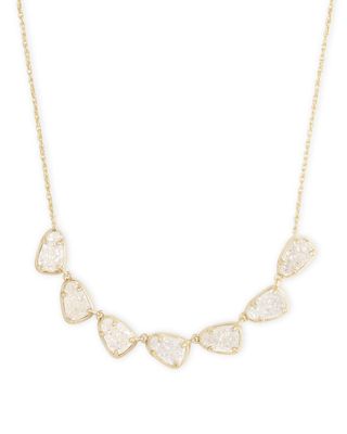 Nola Gold Pendant Necklace In Iridescent Drusy Kendra Scott, 49% OFF
