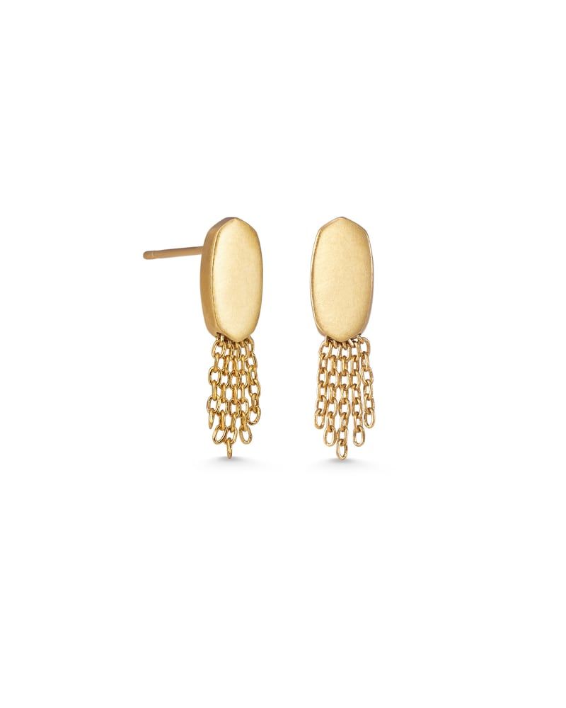 Presleigh Love Knot Stud Earrings in Gold