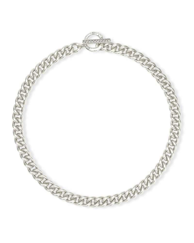 Kendra Scott Herringbone Sterling Silver Chain Necklace