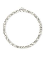 Amelia Chain Necklace in Silver