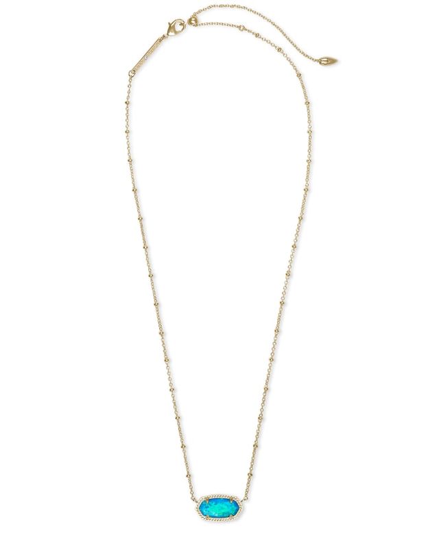 Kendra Scott Elisa Gold Pendant Necklace - Bronze Veined Turquoise -  4217714790 - Walmart.com