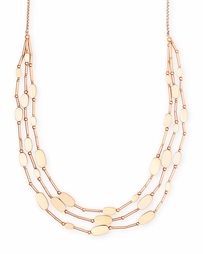 Emilie Gold Multi Strand Necklace & Stud Gift Set in Iridescent Drusy | Kendra  Scott