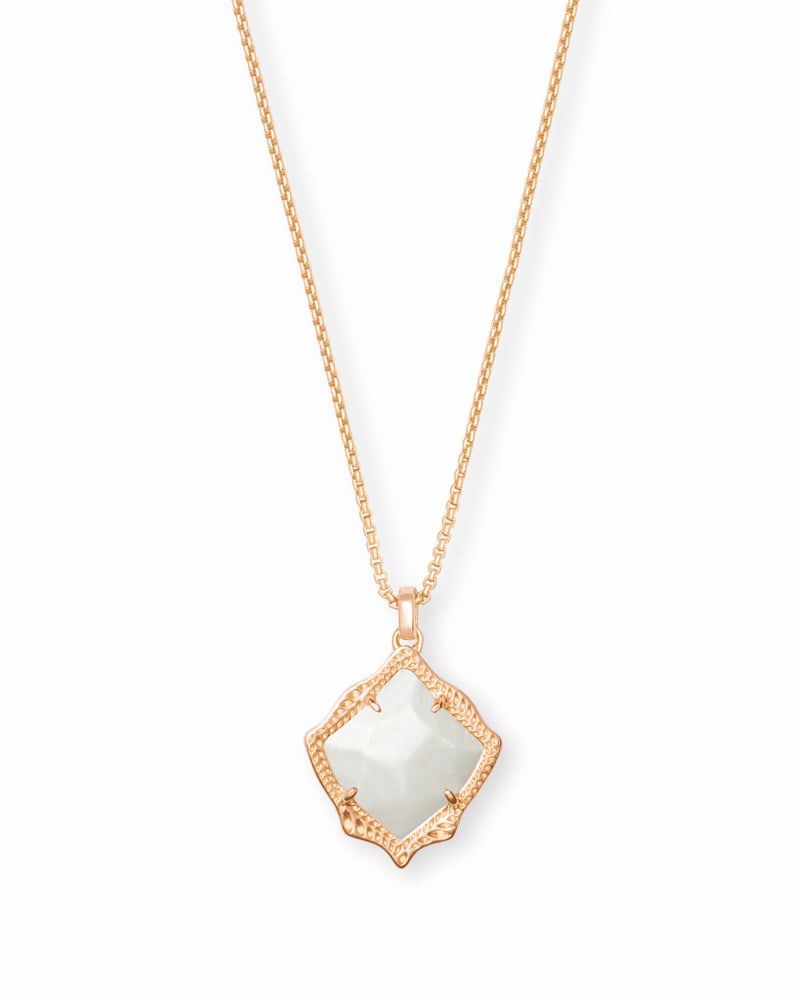 Amazon.com: Kendra Scott Cross Crystal Pendant Necklace Gold White Crystal  One Size : Clothing, Shoes & Jewelry