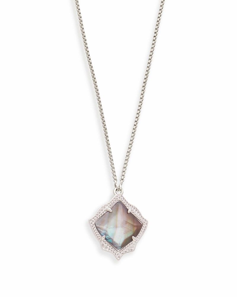 Carole Long Pendant Necklace In Rose Gold