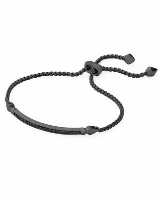 Ott Adjustable Chain Bracelet in Gunmetal