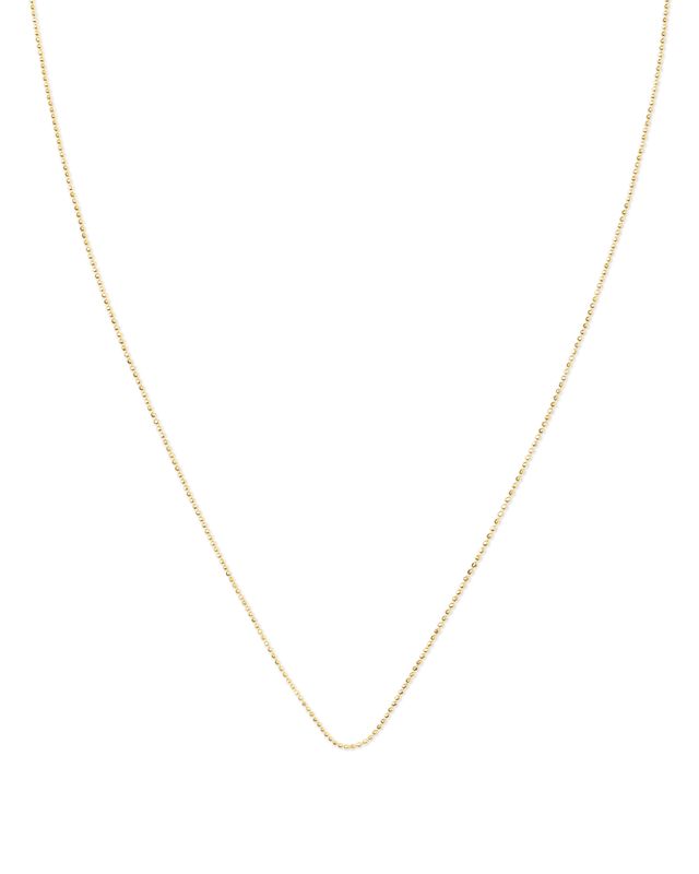 Kendra Scott 30 Inch Thin Chain Necklace in 18k Rose Gold Vermeil