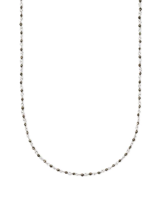 Kendra Scott Herringbone Sterling Silver Chain Necklace