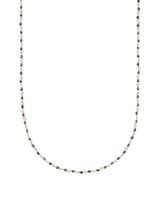 Davis Sterling Silver Beaded Pendant Necklace in Turquoise