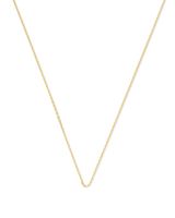 18 Inch Thin Chain Necklace in 18k Rose Gold Vermeil