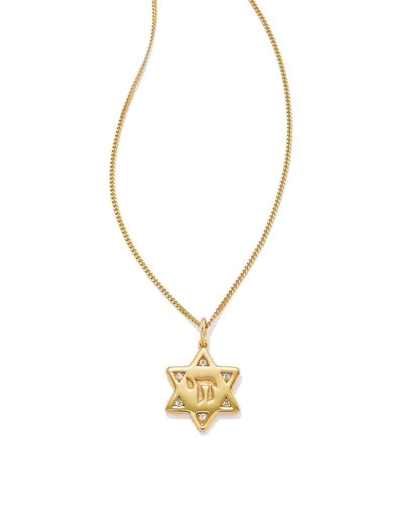 Kendra Scott Star of David 18k Gold Vermeil Pendant Necklace in