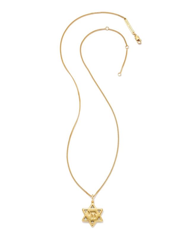 Kendra Scott Star of David 18k Gold Vermeil Pendant Necklace in