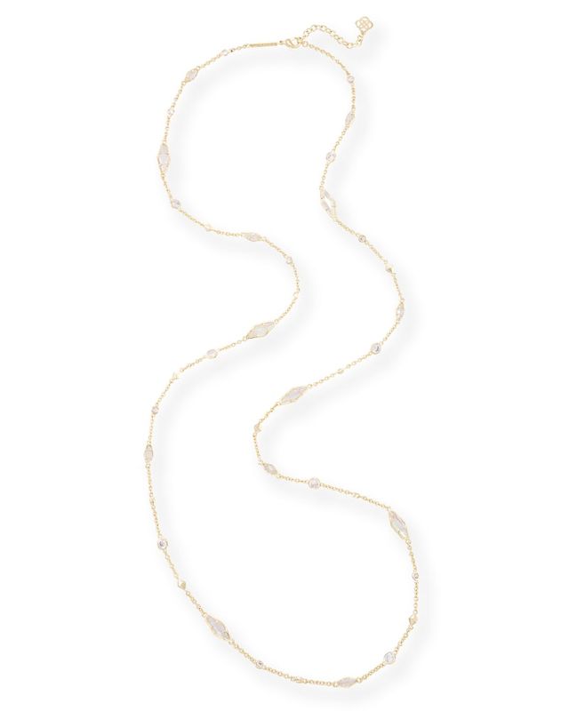 Kendra Scott Zuly Long Necklace in Haven | The Summit at Fritz Farm