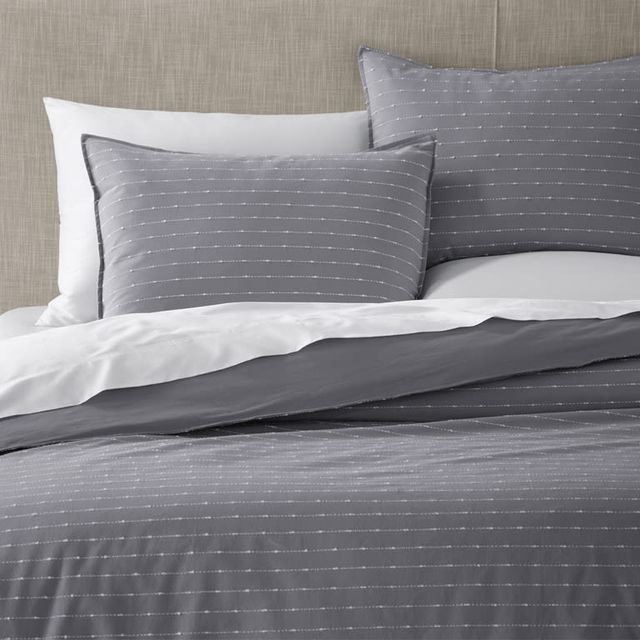 Sleep Number Textured Stripe Duvet Set