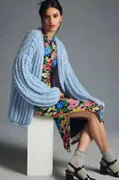 Baby Bleu Chunky Oversized Knit Cardigan LAST ONE!