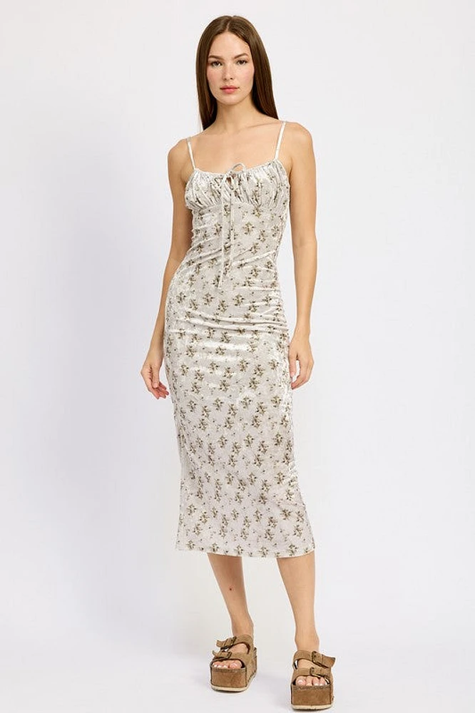 Lori Printed Midi Dress