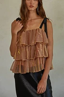 Timeless Mesh Top -  Just time for your New Years Eve Outfit By Together