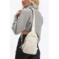 Sherpa Sling Bag Backpack: Ivory - ONLY 2 LEFT!