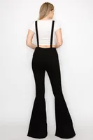 Bellbottom Denim Overall - Black Jean Jumpsuit