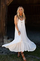 Breezy Days Summer Maxi Dress-White