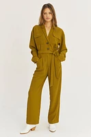 Flora Long Sleeve Utility Jumpsuit by Crescent