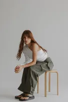 Maddie Army Green Cargo Pants